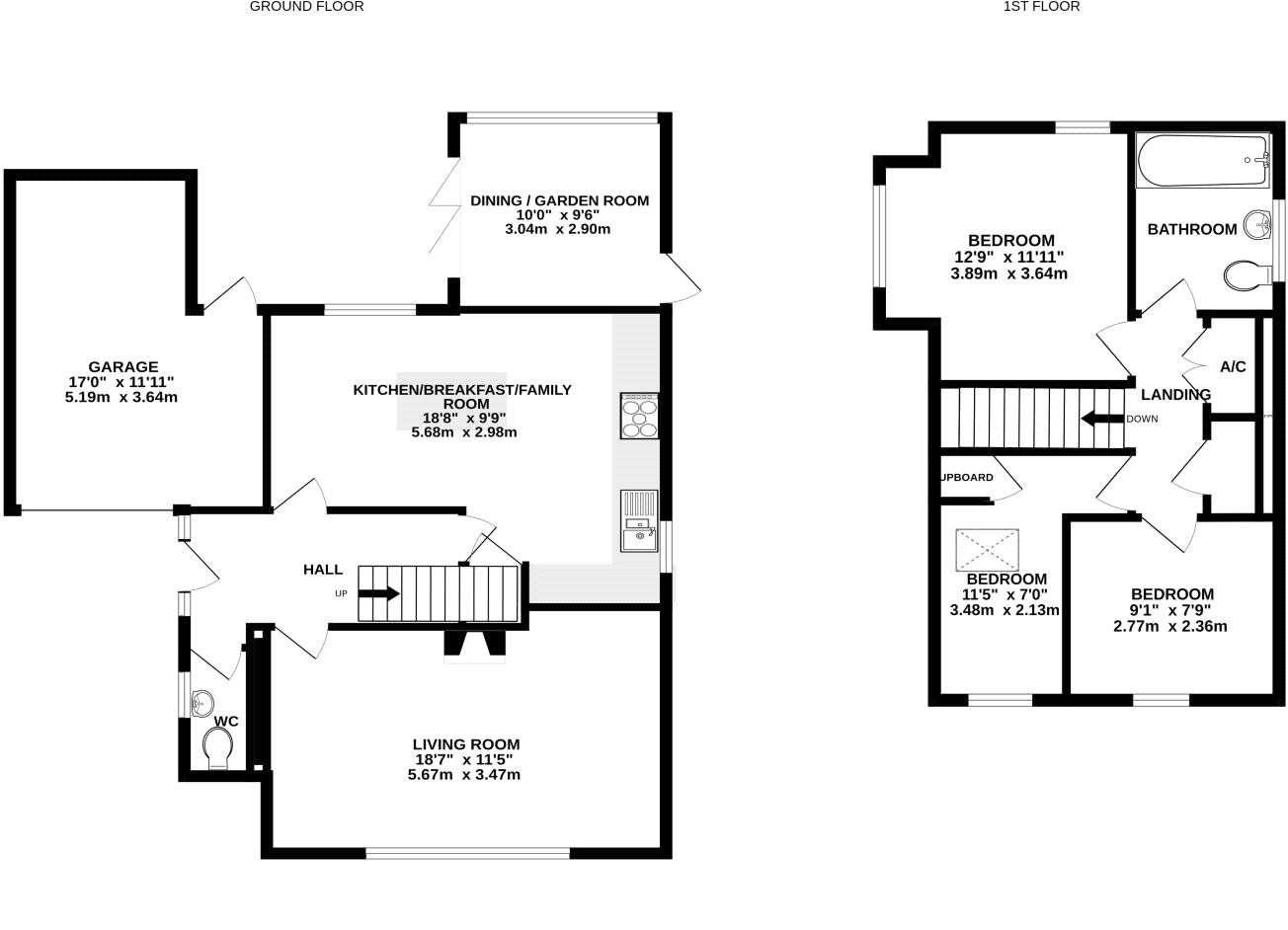 38, Greenway, Taunton floorplan