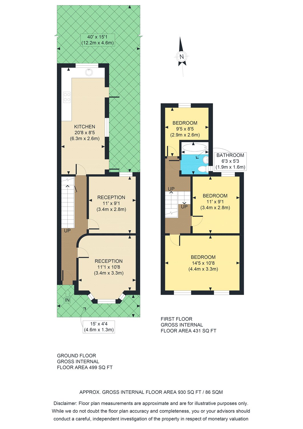 3 Bedrooms Terraced house to rent in Ranelagh Road, Leytonstone, London E11