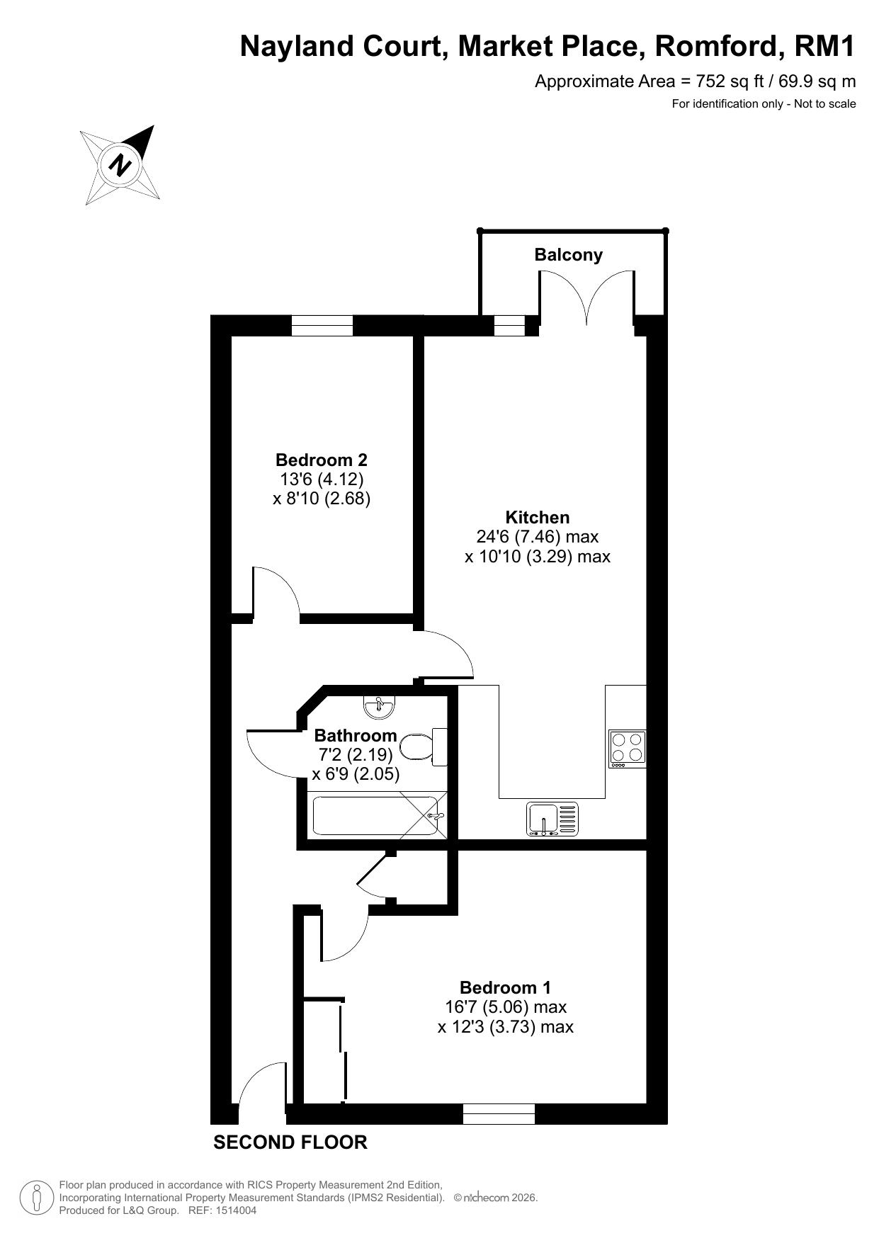 Romford RM1 3EF, Romford floorplan
