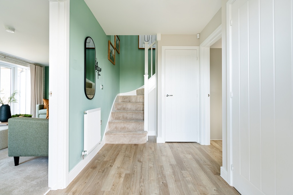 Property 2 of 12. The Welcoming And Airy Hallway Space Leads You Into Your New Home