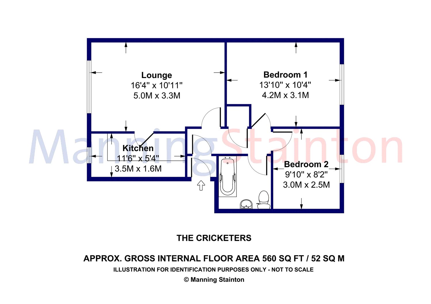 2 Bedrooms Flat to rent in The Cricketers, Kirkstall, Leeds, West Yorkshire LS5