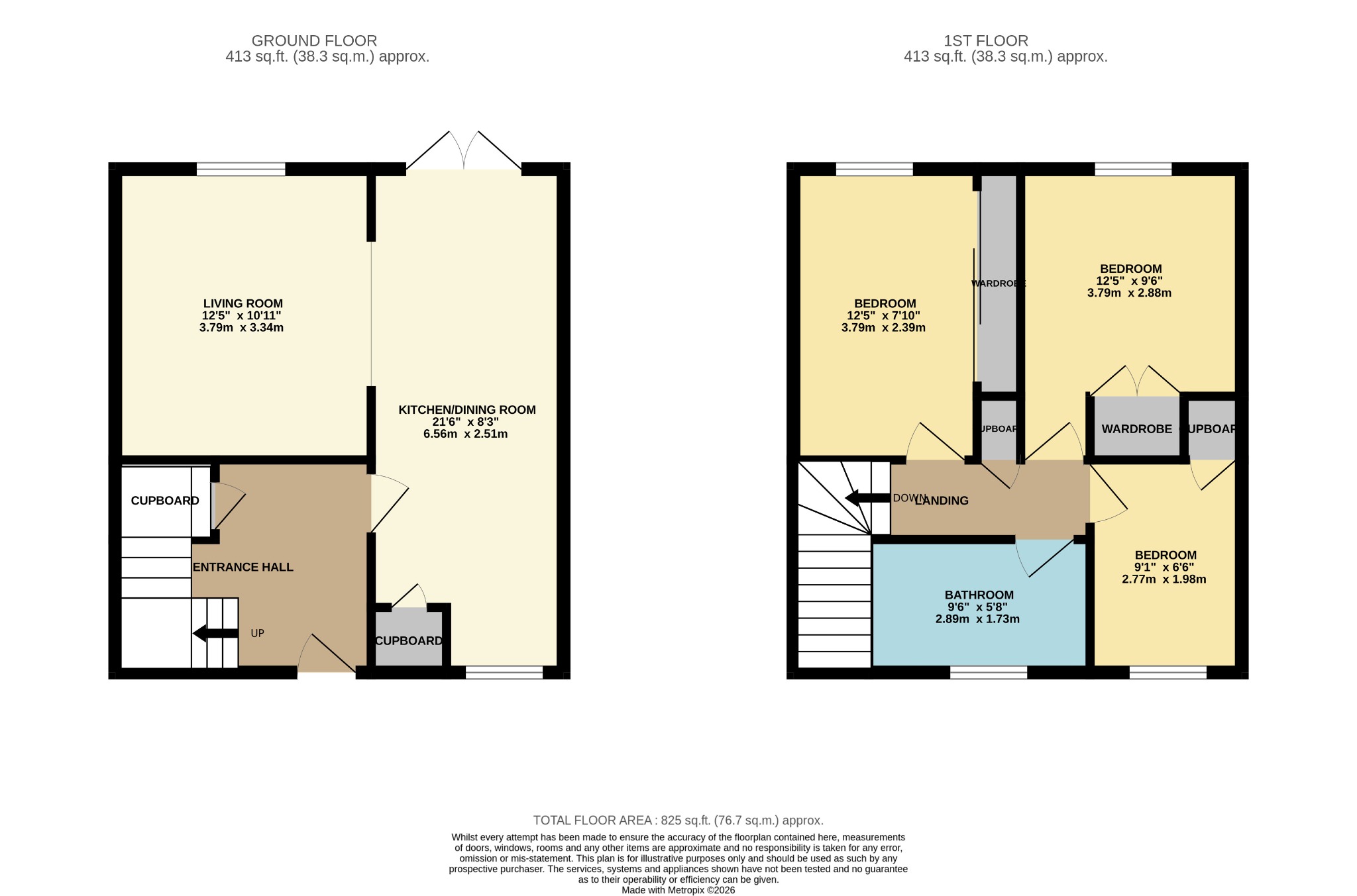 44 Patterdale Close, Plymouth, Devon floorplan
