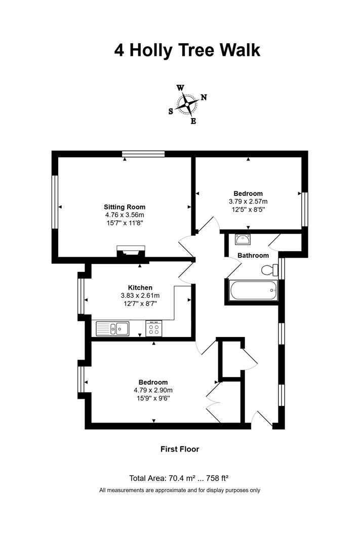 4, Holly Tree Walk, Pewsey floorplan