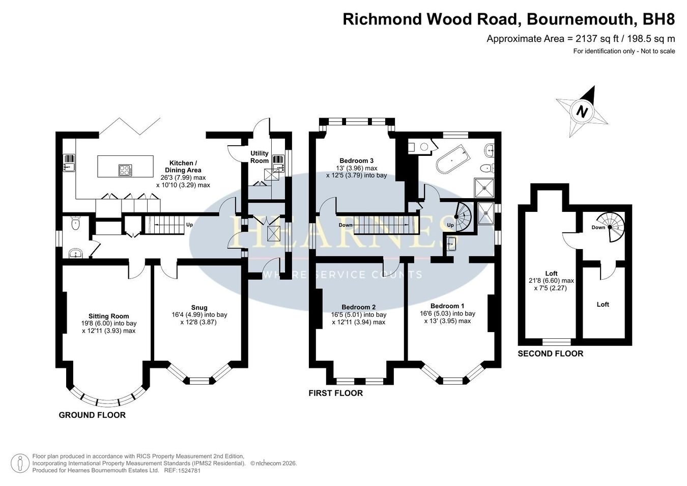 Richmond Wood Road, Bournemouth floorplan