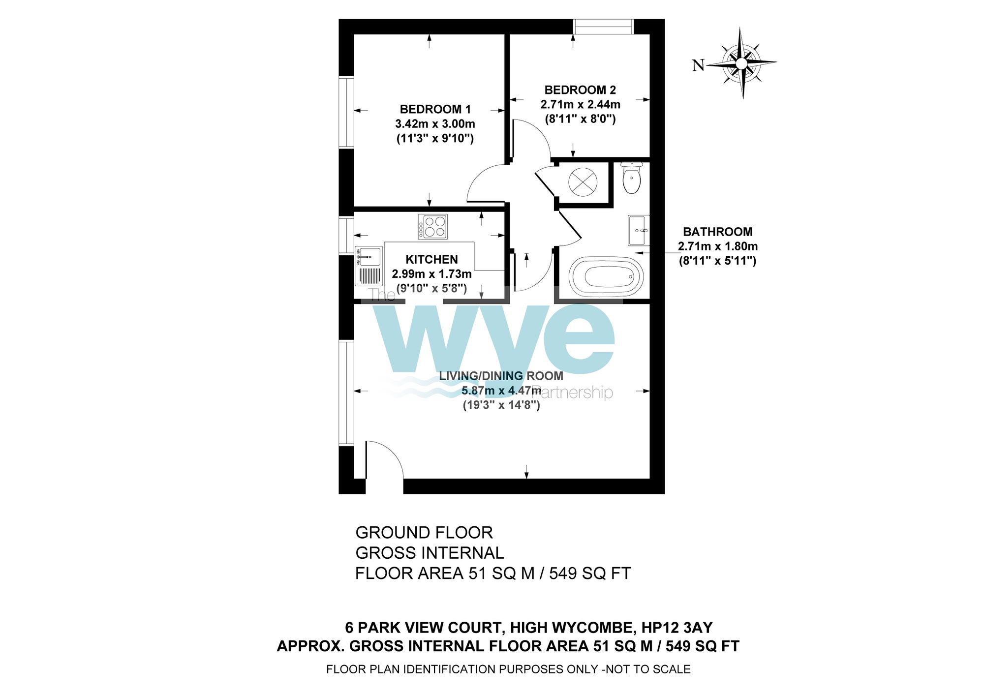 6 Park View Court Eaton Avenue, High Wycombe floorplan