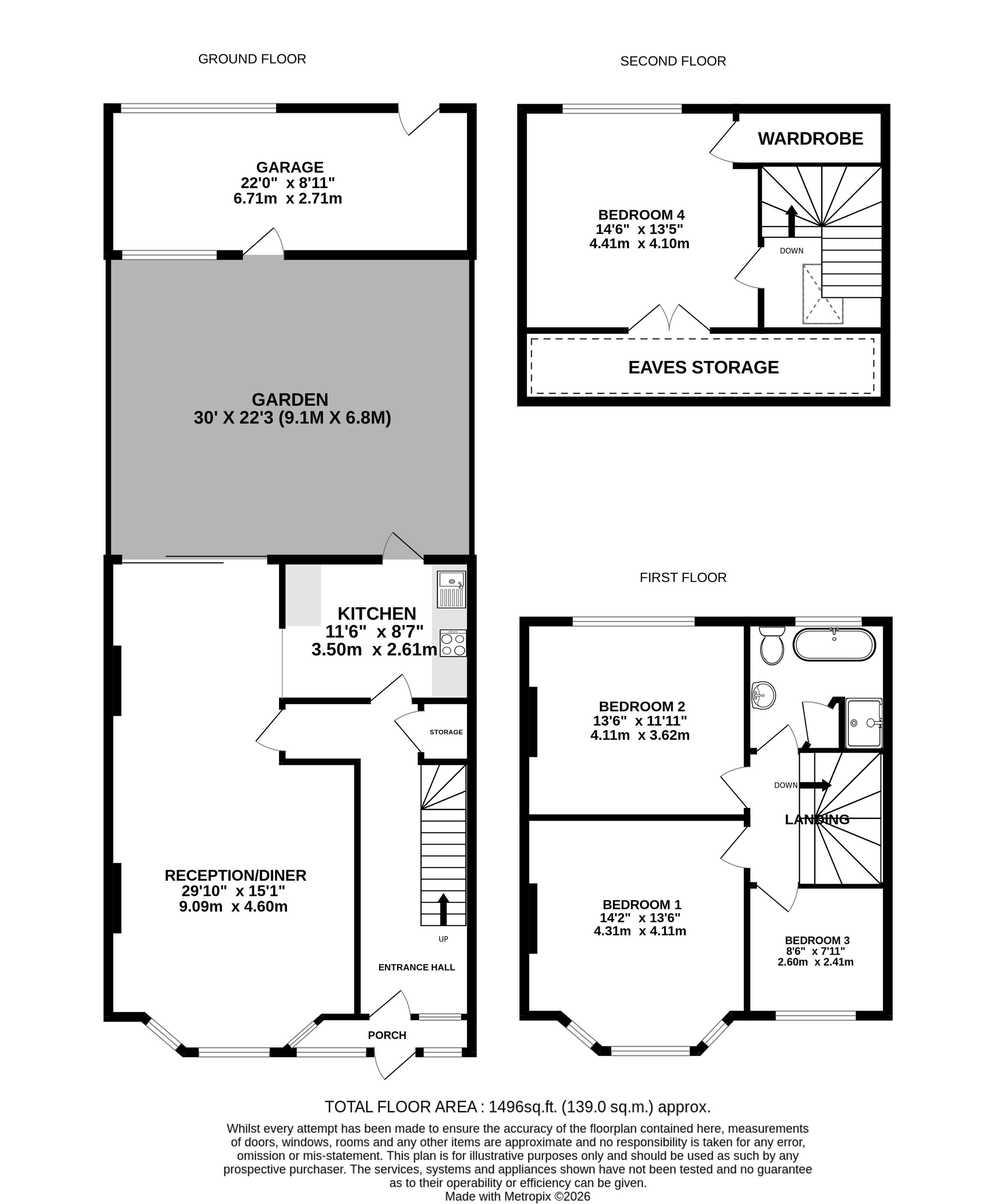 Eastfields Road, London floorplan