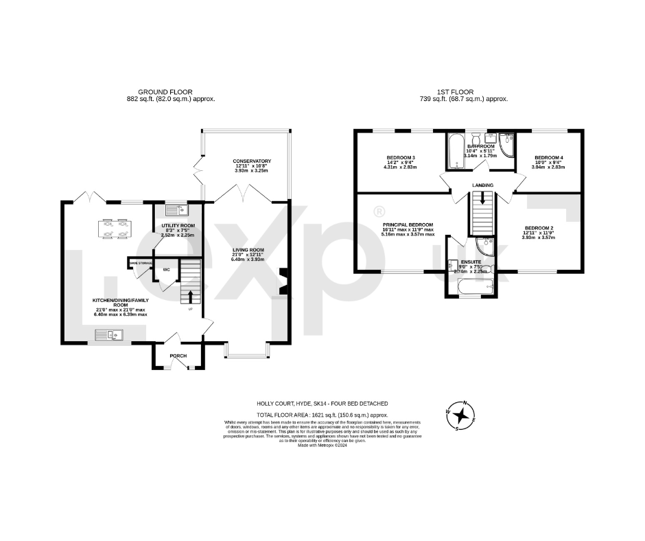 4 bed detached house for sale in 7 Holly Court, Godley, Hyde SK14