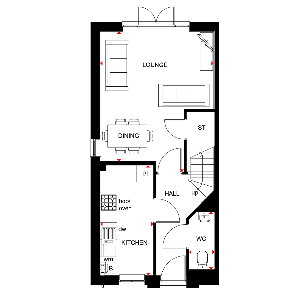 "Norbury" at Armstrongs Fields, Broughton, Aylesbury HP22, 3 bedroom