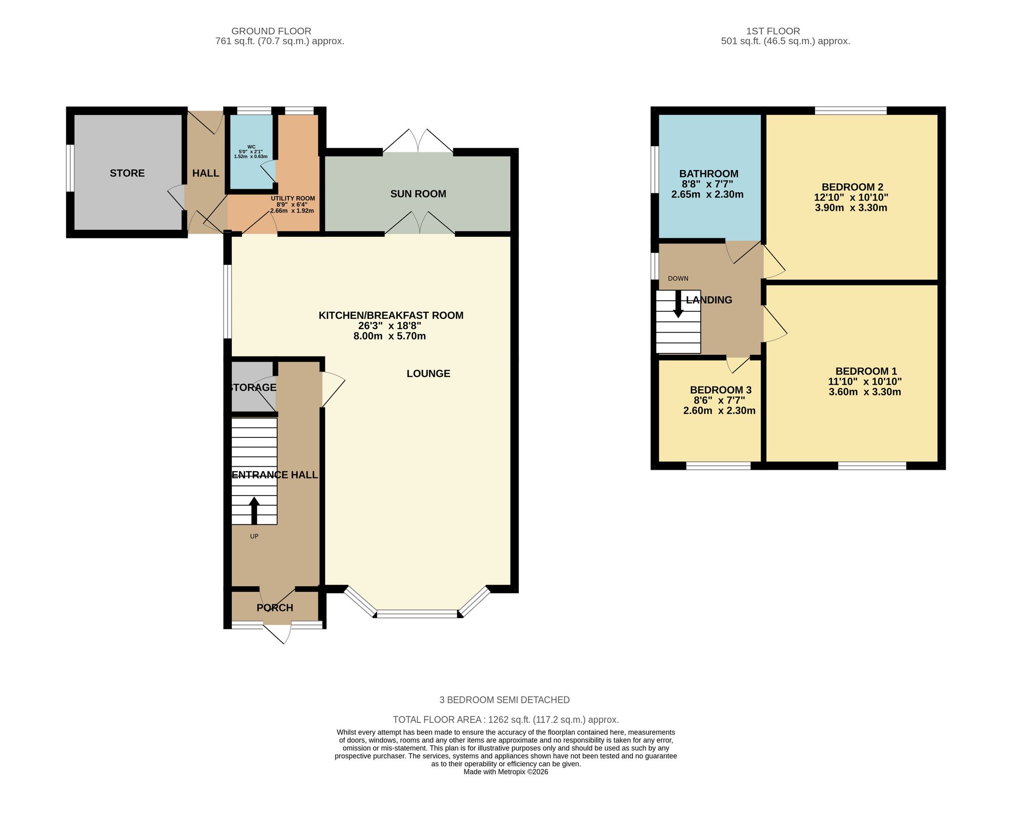 8 Northrowe, Nottingham floorplan