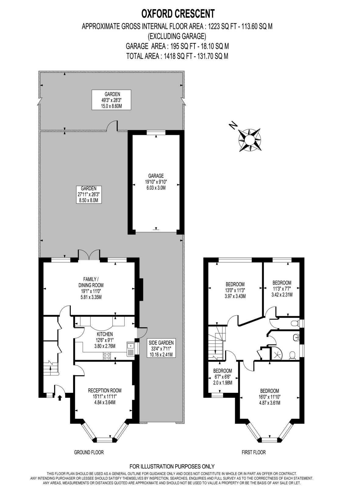11, Oxford Crescent, New Malden floorplan
