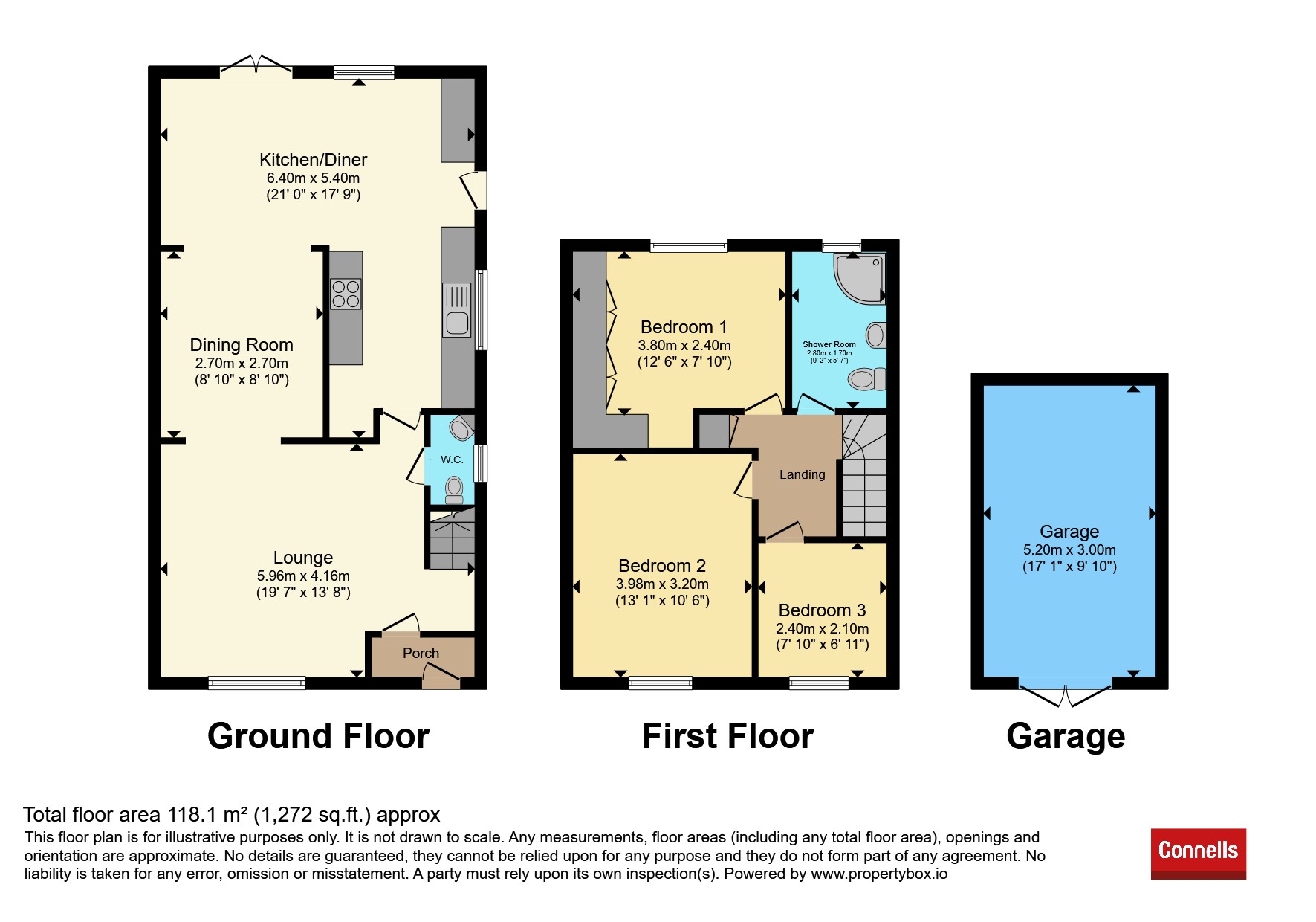 21, Hares Chase, Billericay floorplan