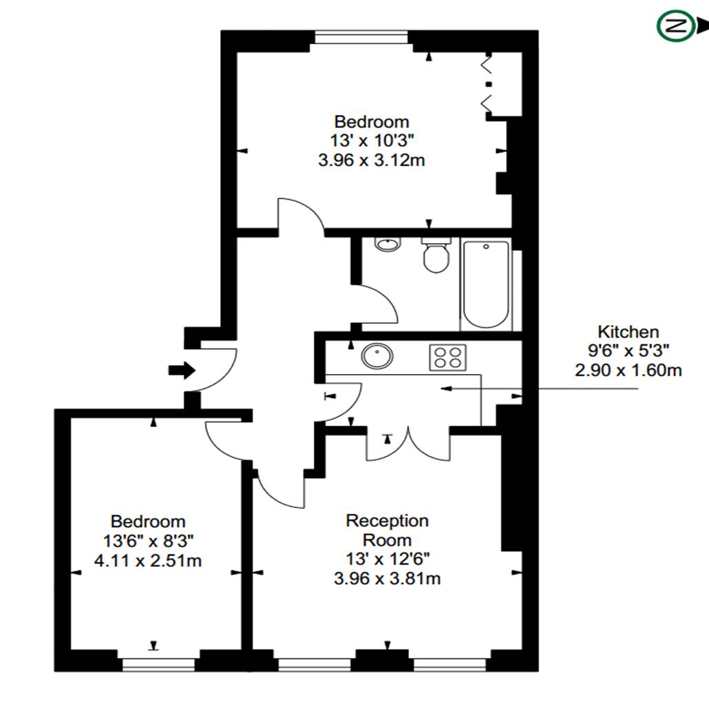 2 Bedrooms Flat to rent in Nottingham Place, London W1U