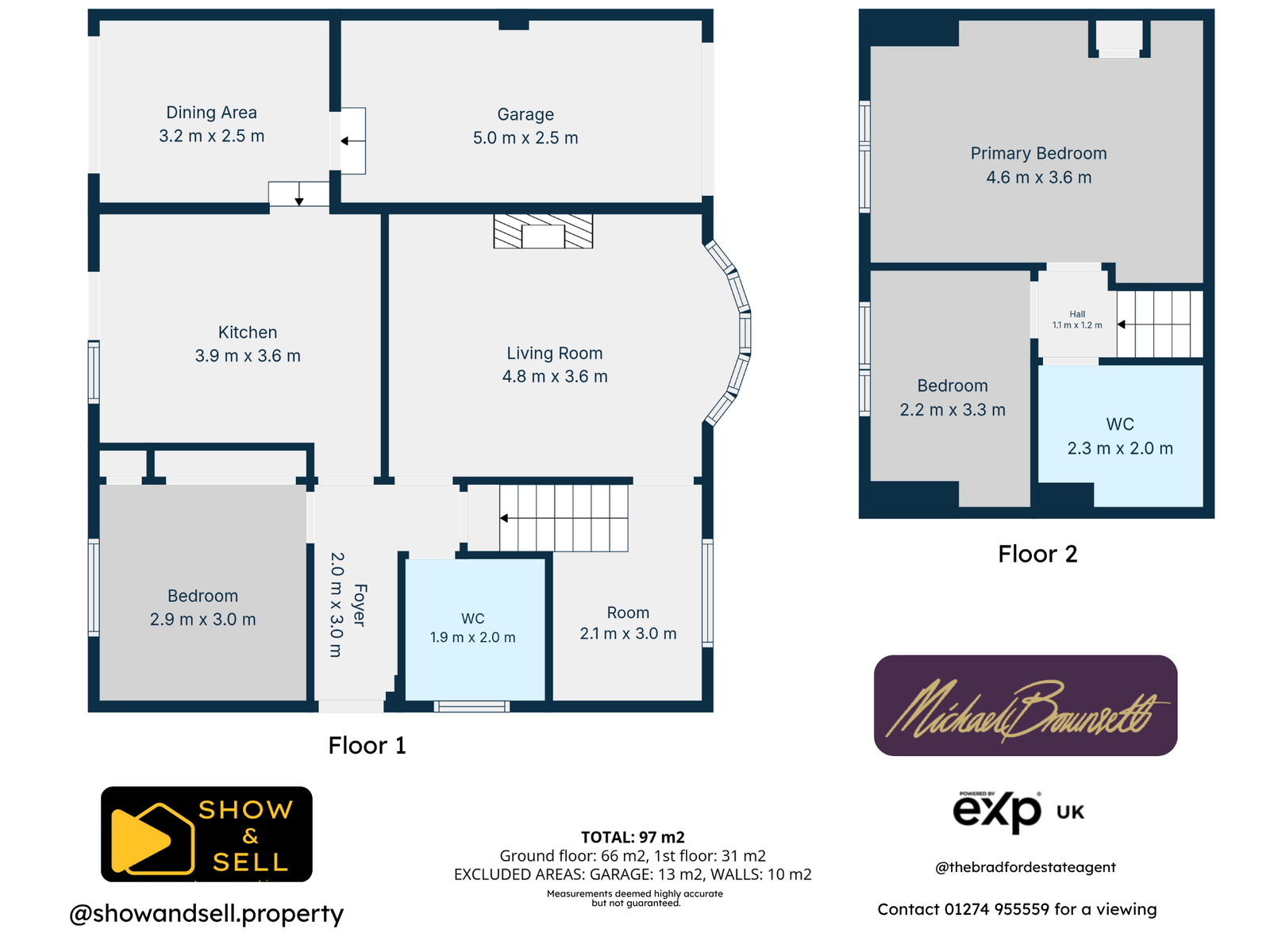 8, Oakleigh Avenue, Bradford floorplan