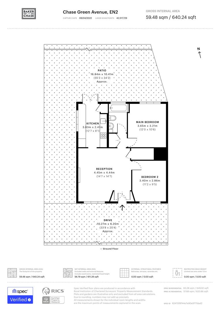 Chase Green Avenue, Enfield Chase EN2, 2 bedroom for sale