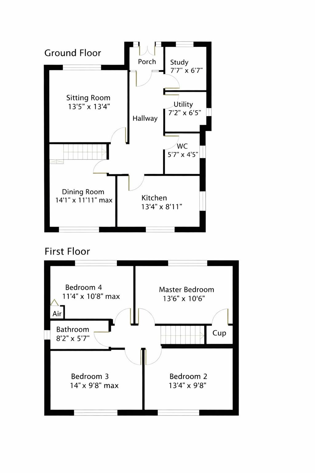 7, Tuckwell Close, Southam floorplan