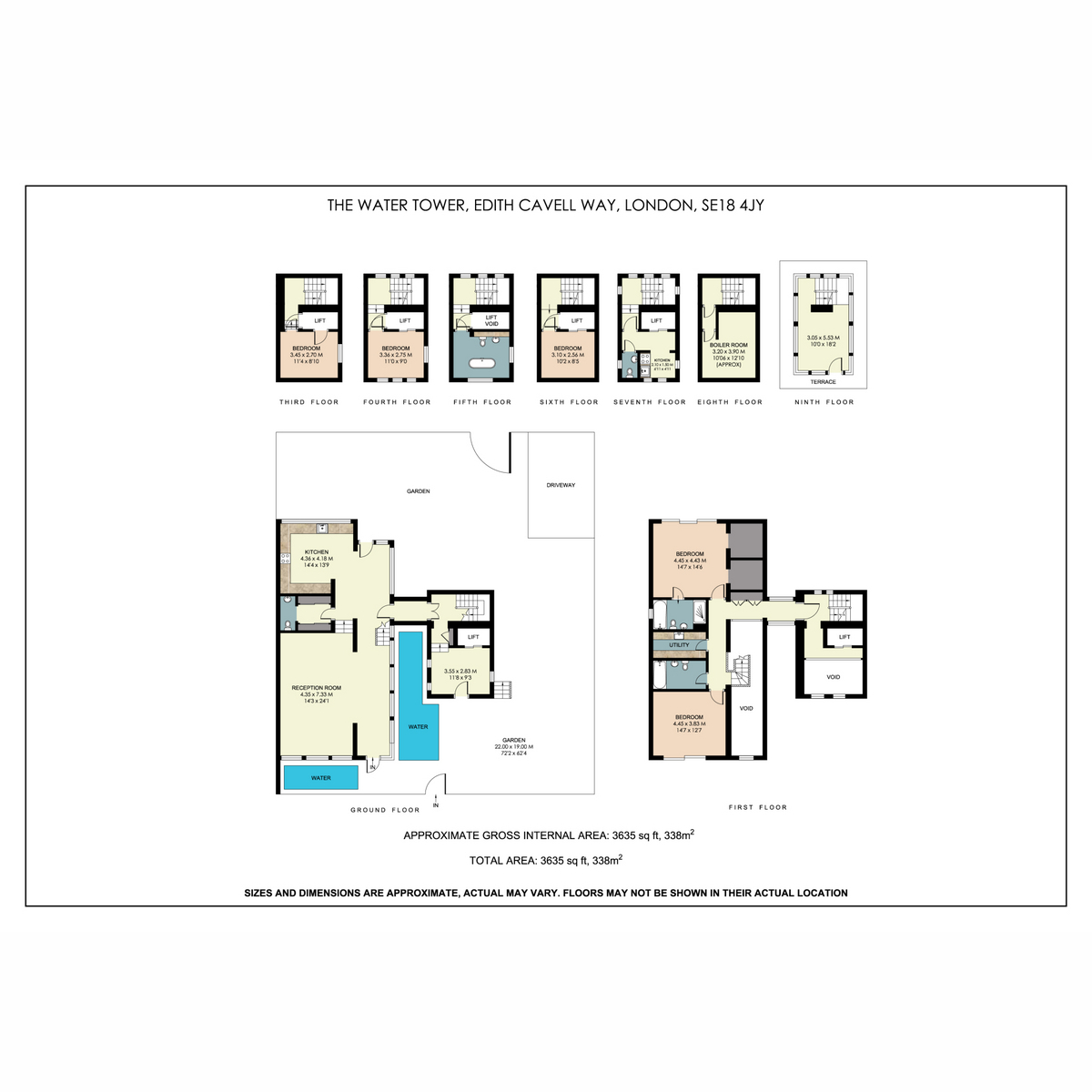 The Water Tower, Edith Cavell Way, London floorplan