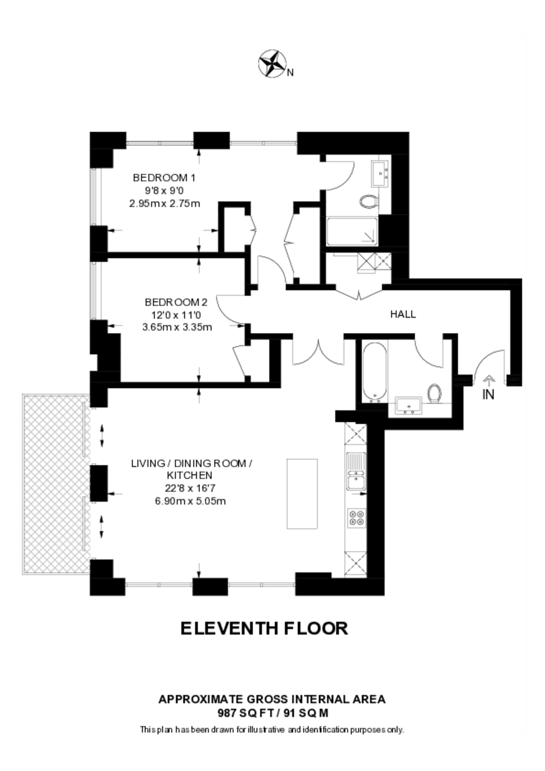 The Brick, Maida Hill floorplan
