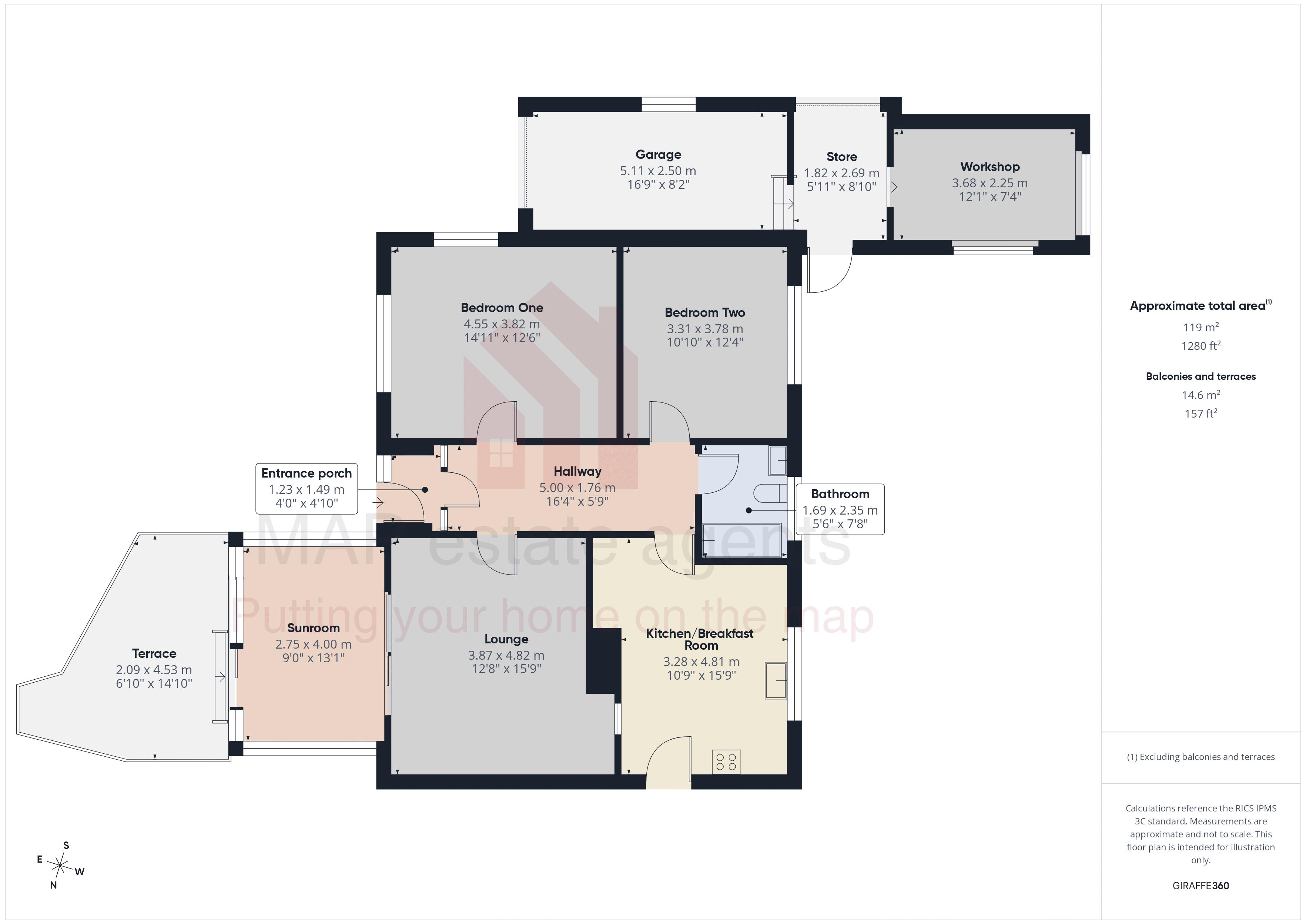 Chedcliffe, Pennance Road, Redruth floorplan