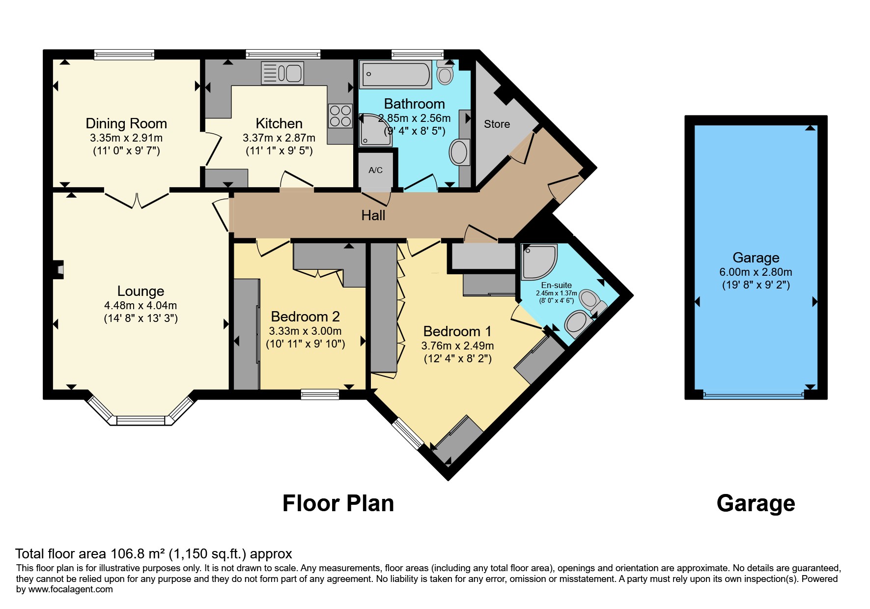 Flat 1, Park View Court, Queens Park Avenue, Stoke-on-trent floorplan