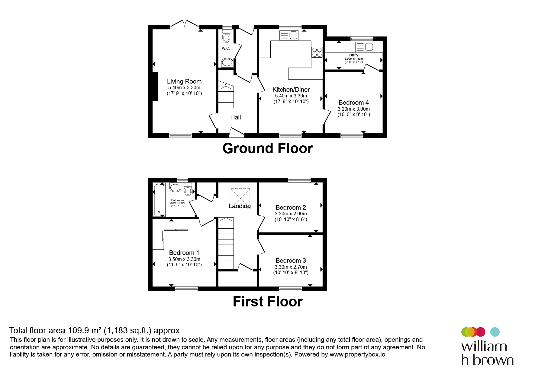 Field View, Coast Road, Norwich floorplan