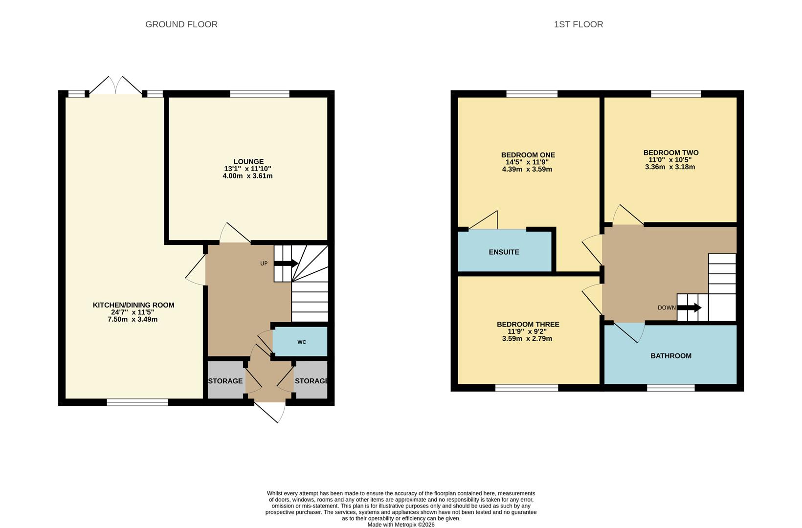 22, Swallow Close, Eastbourne floorplan