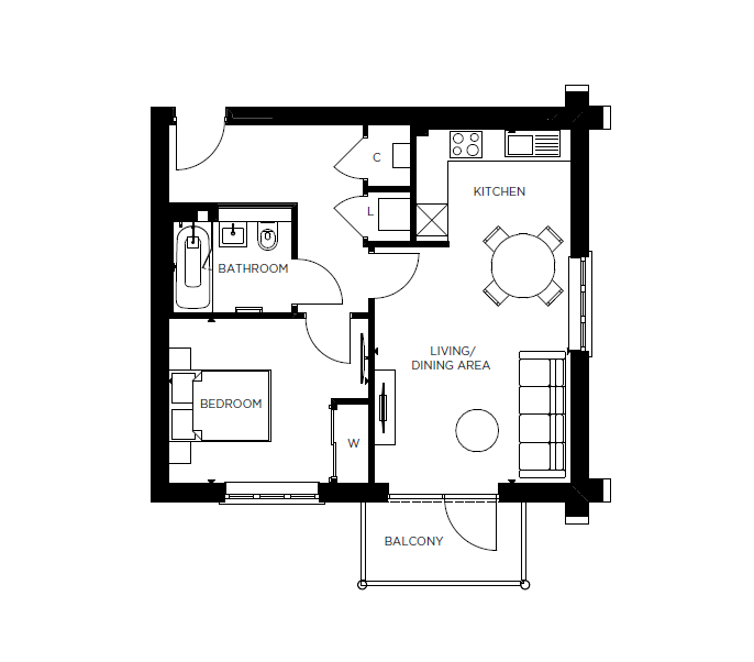 Plot 509 Ride View, High Wycombe floorplan