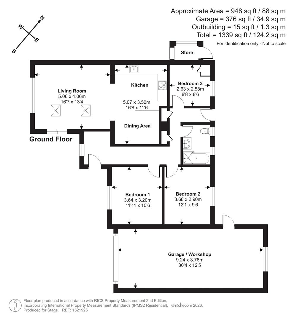 12, Trelispen Park, St Austell floorplan