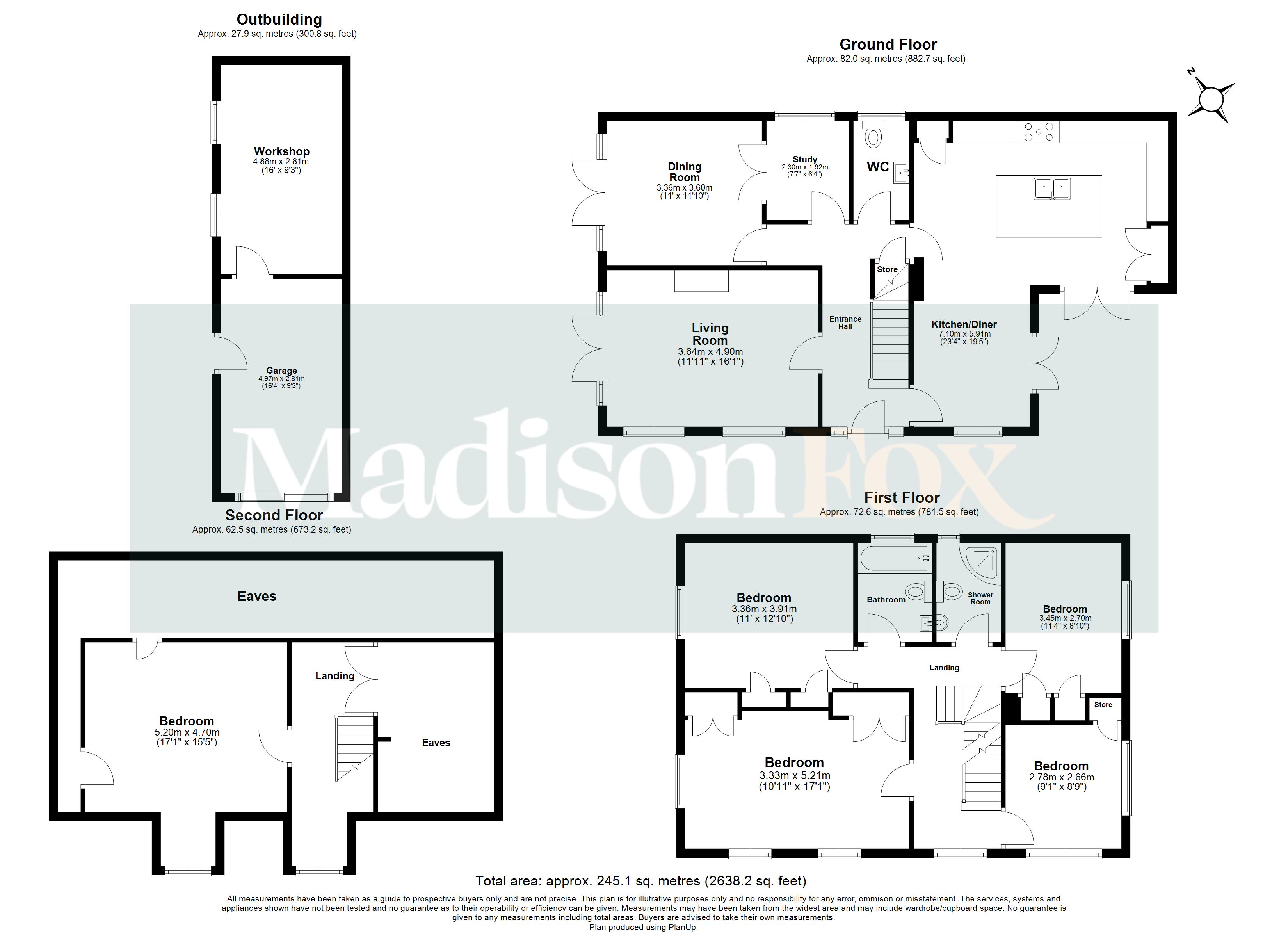 121, Theydon Grove, Essex floorplan