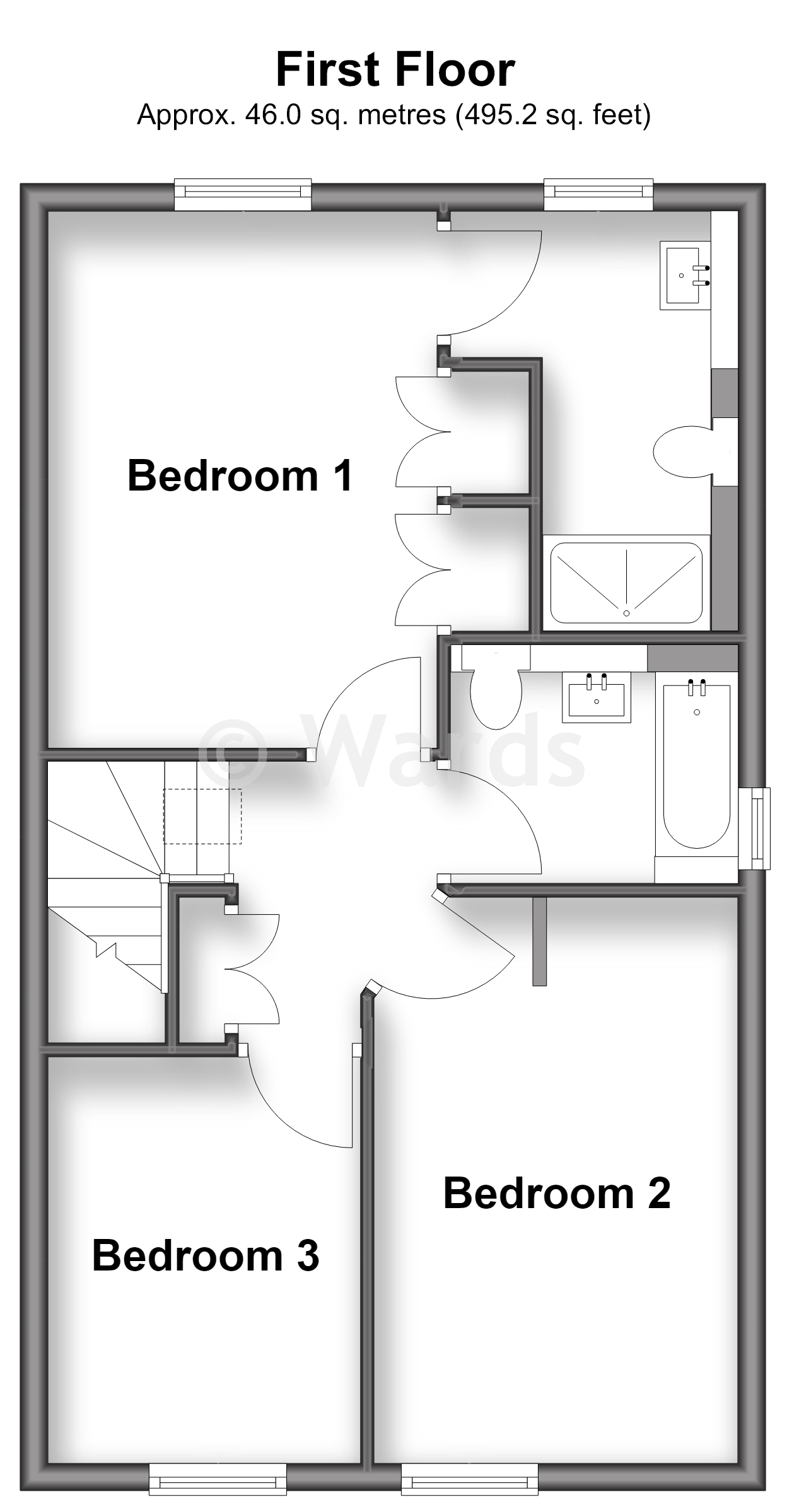 4, Sandpiper Close, Ashford floorplan