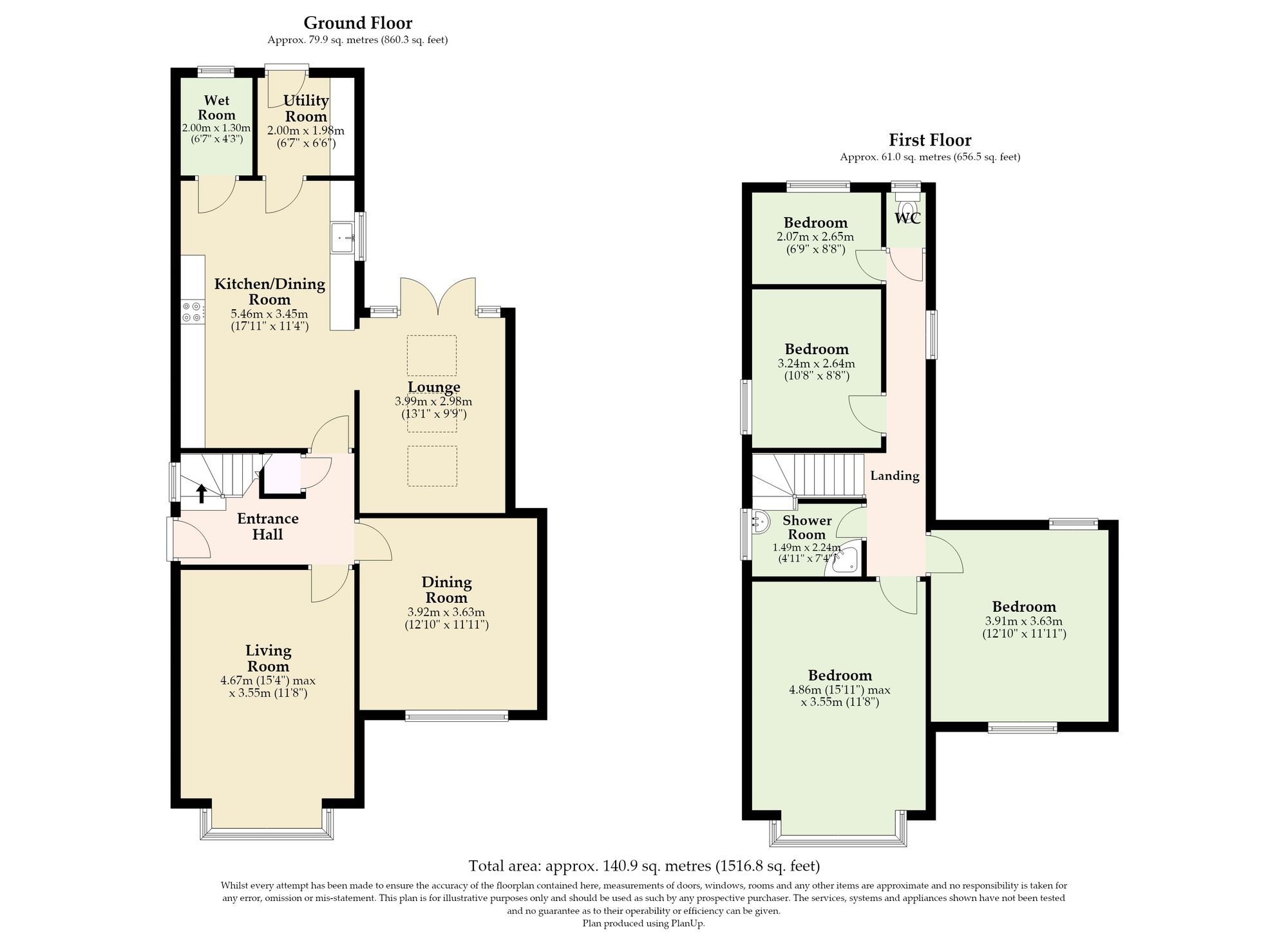 32 Caister Road, Great Yarmouth floorplan