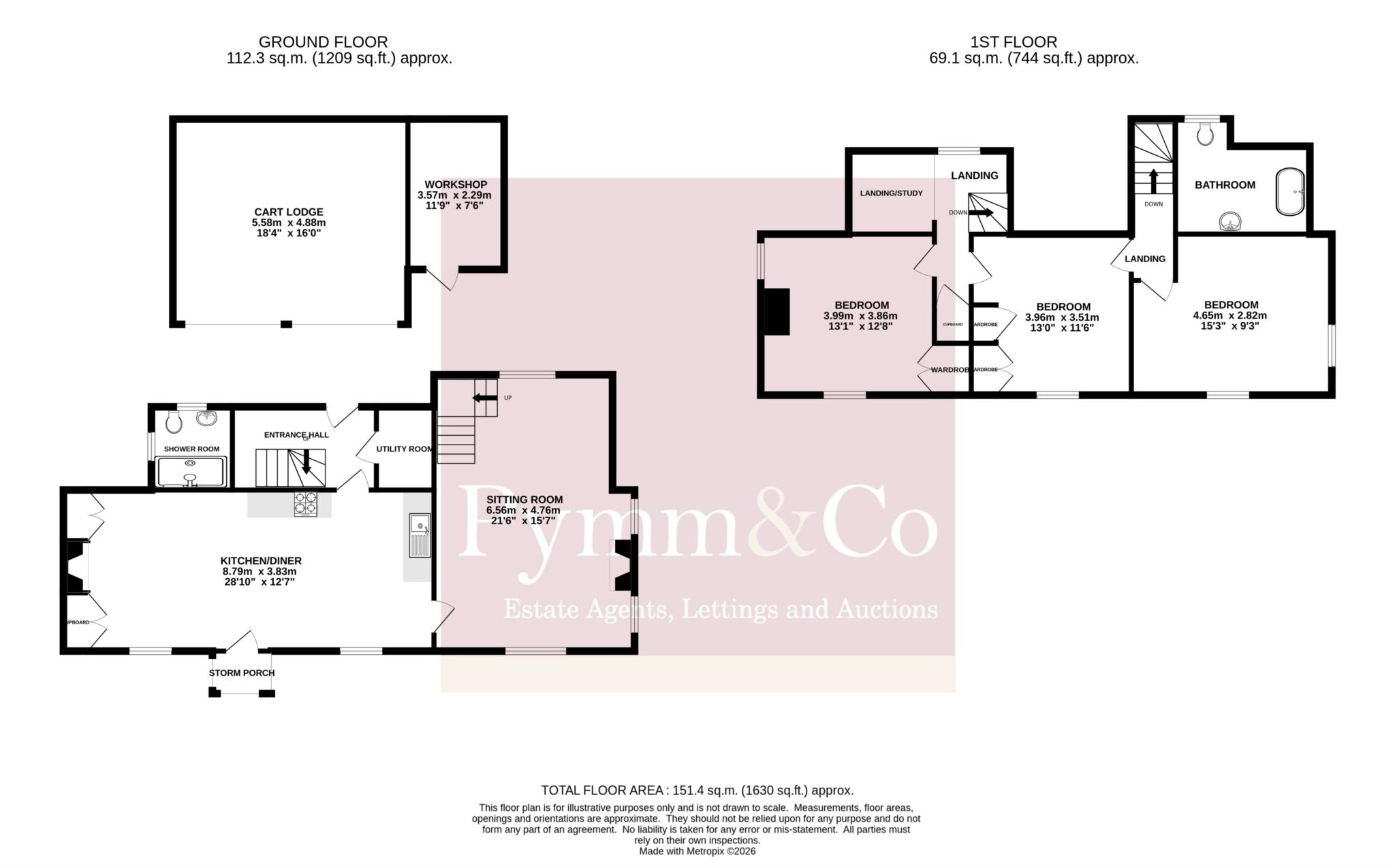 33, Church Road, Norwich floorplan