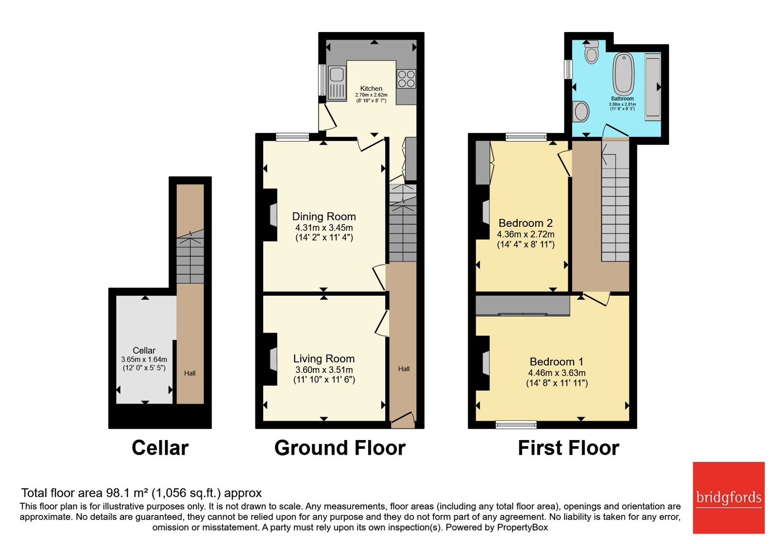 41, Brook Street, Cheshire floorplan