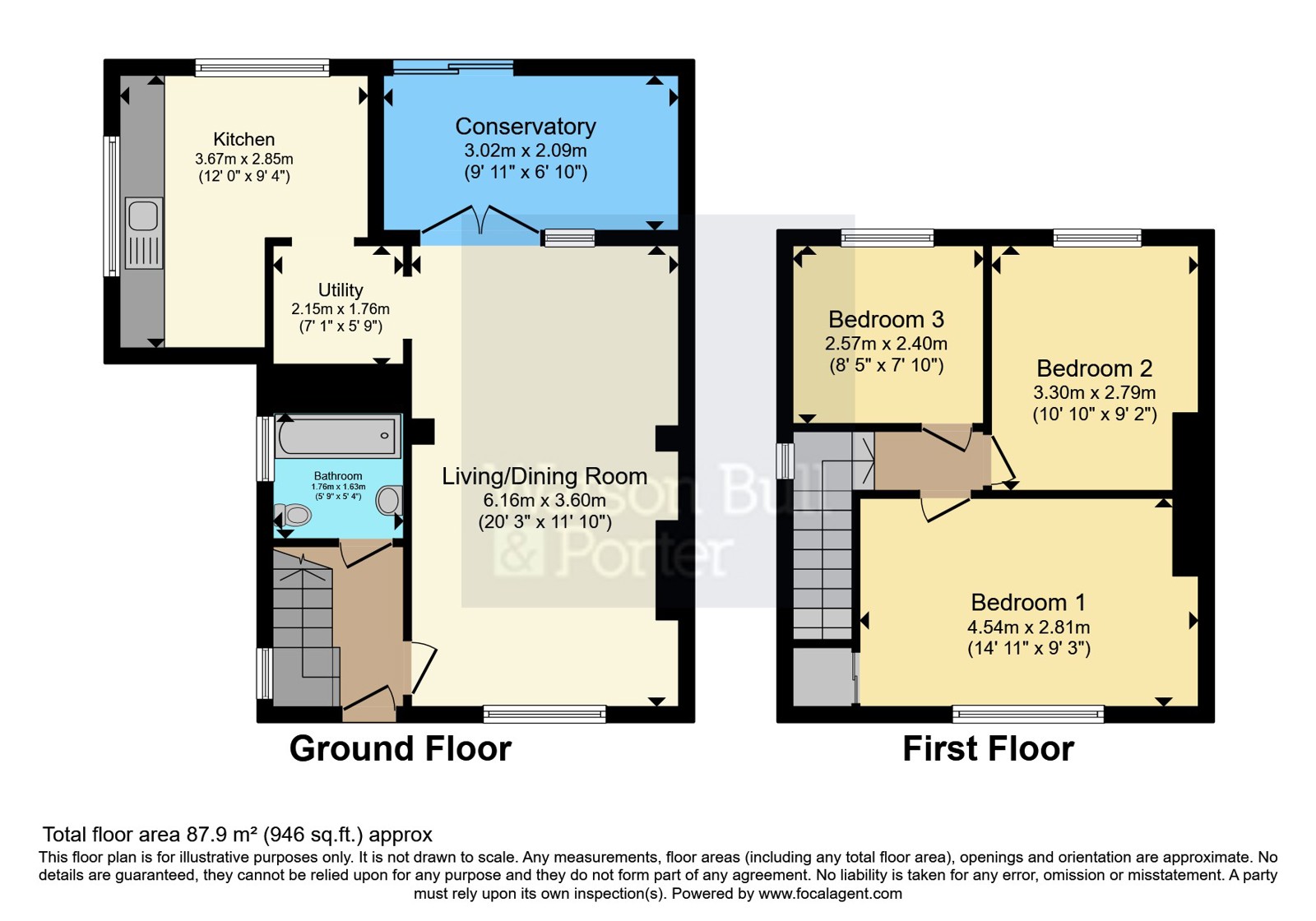 10, Southfield Gardens, Isle of Wight floorplan
