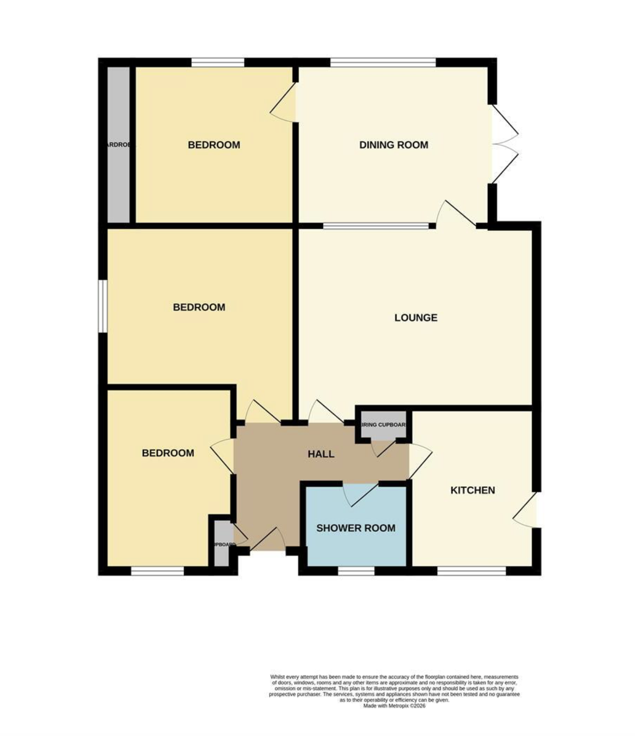 1, Stoddens Walk, Burnham-on-sea floorplan
