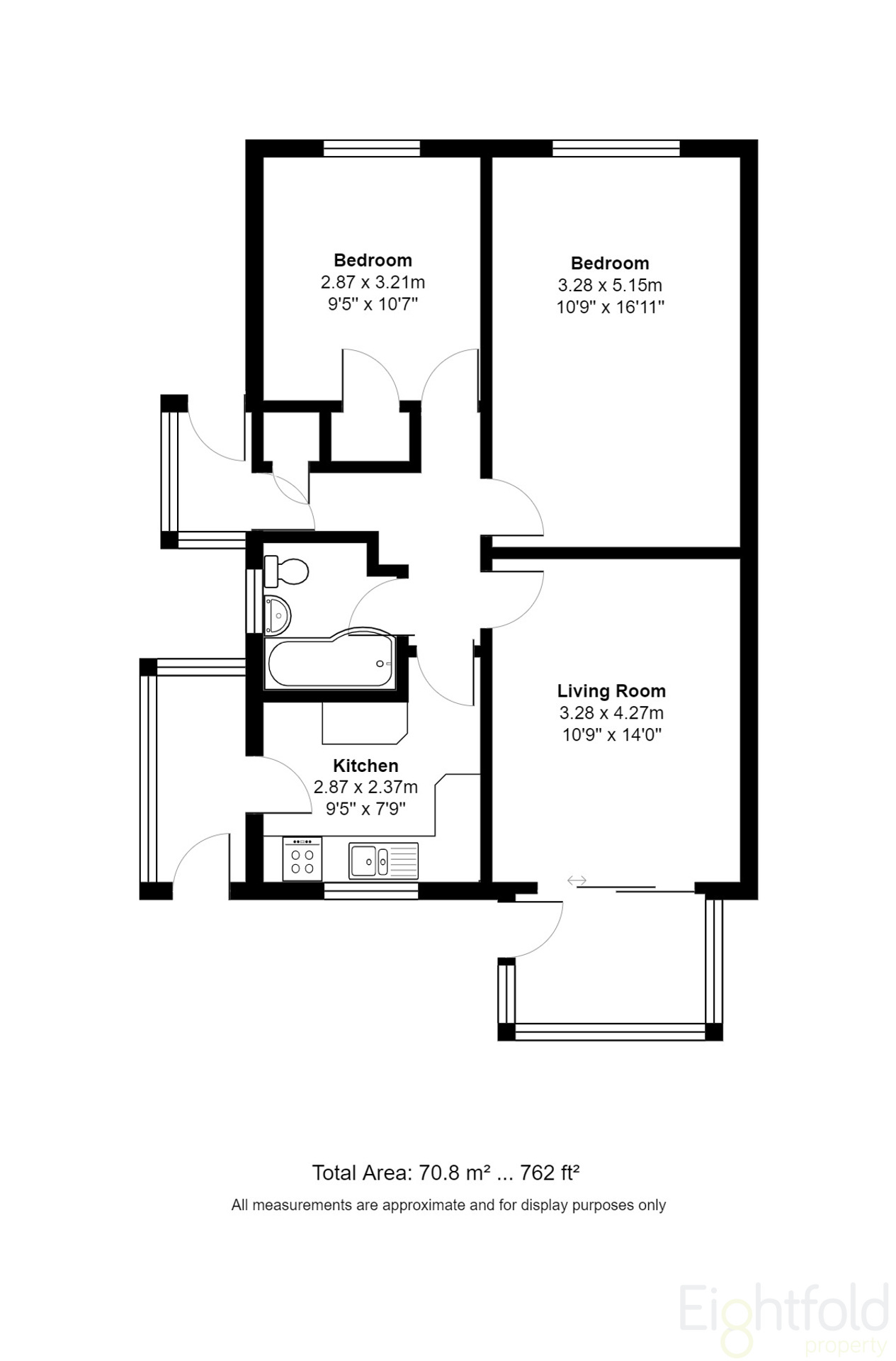 18 Lyndhurst Close, Hayling Island floorplan