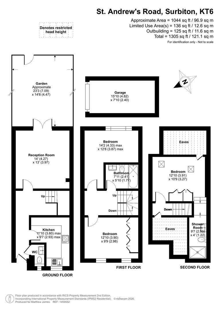 8 Evesham Terrace, St. Andrews Road, Surbiton floorplan