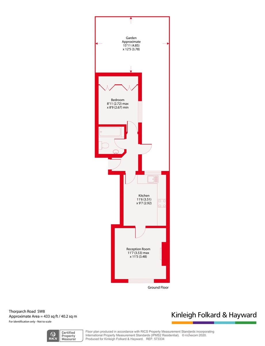 Ground Floor Flat, 46, Thorparch Road, London floorplan