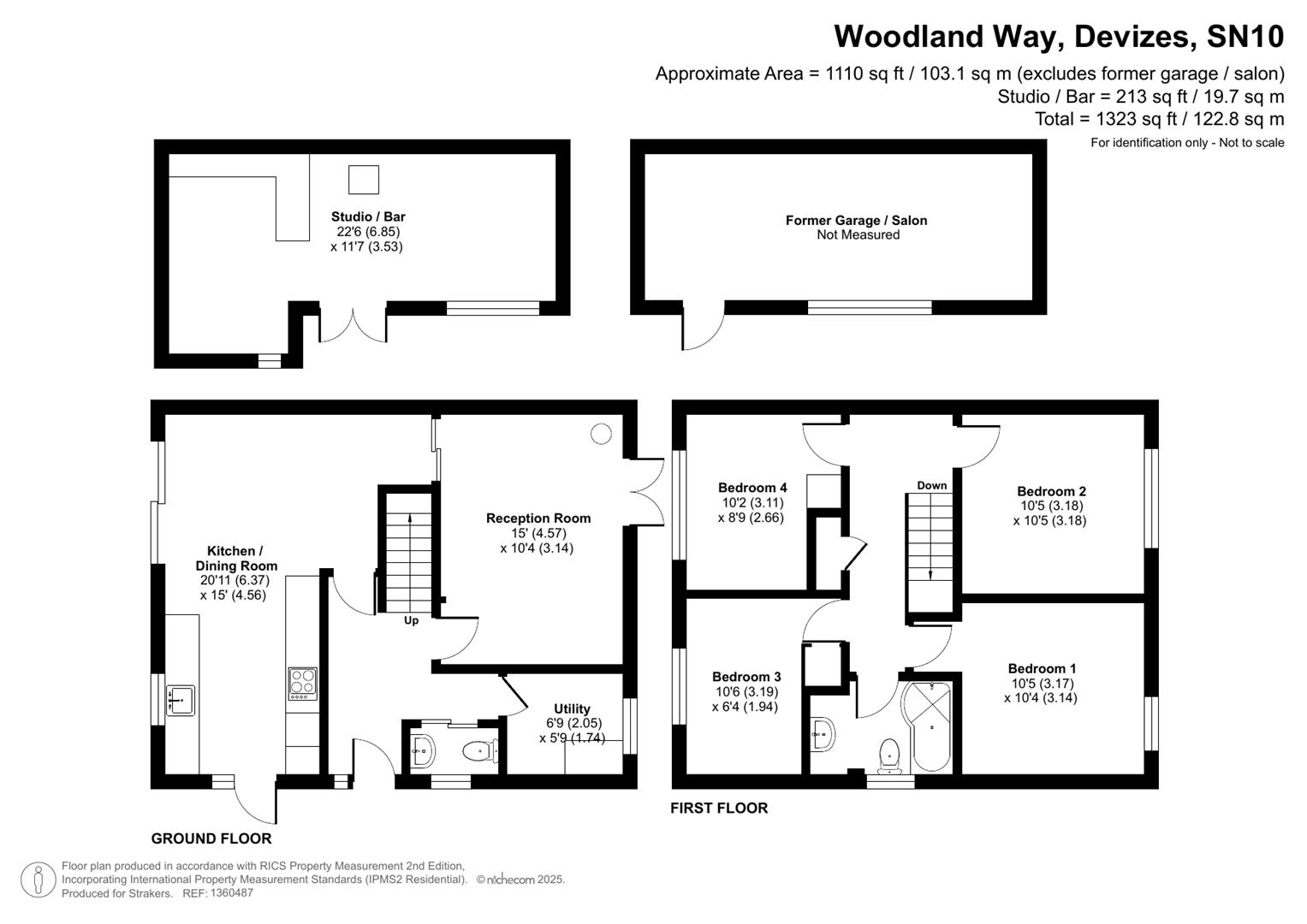 56, Woodland Way, Devizes floorplan