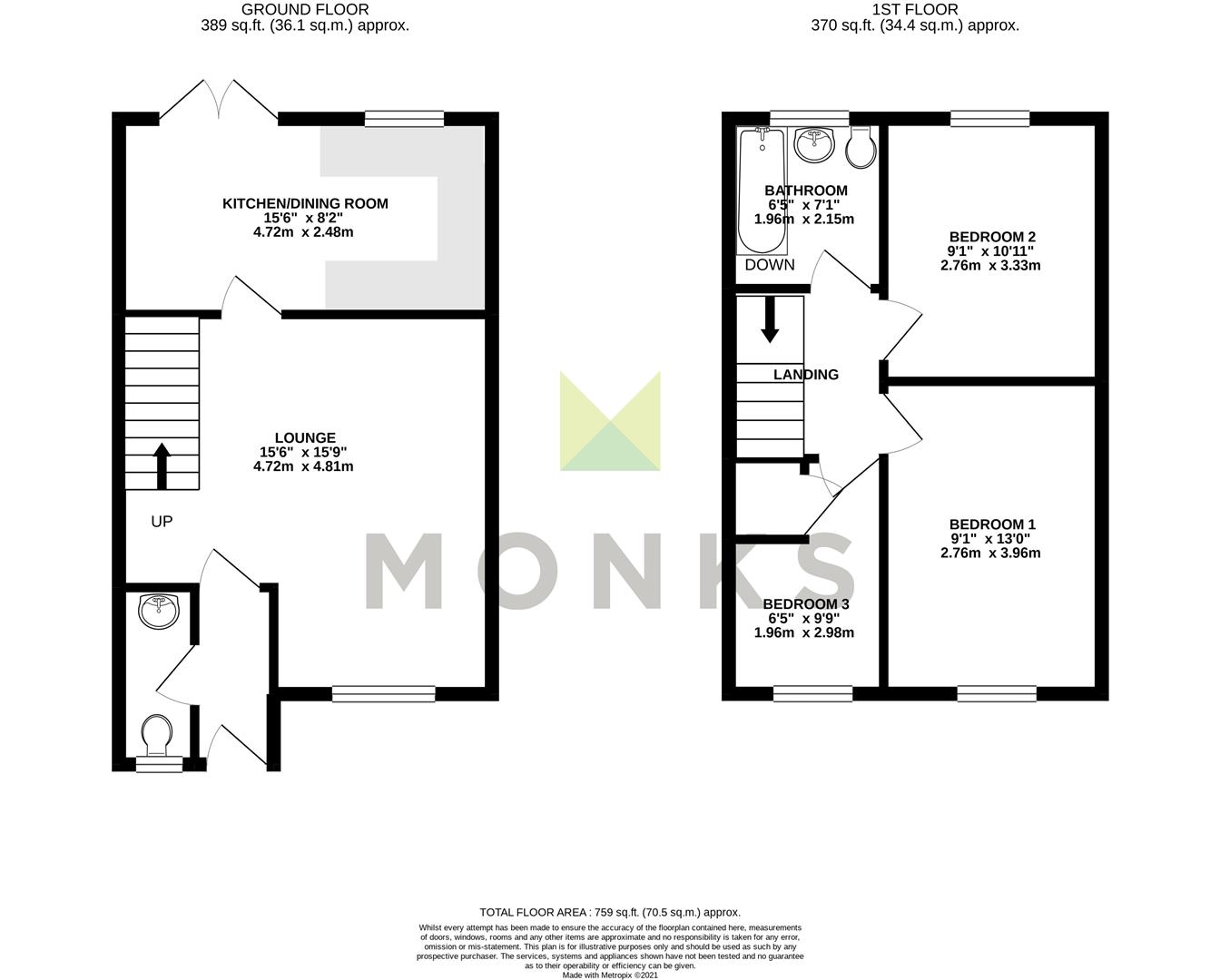 Greenfields Gardens, Shrewsbury SY1, 3 bedroom semidetached house for
