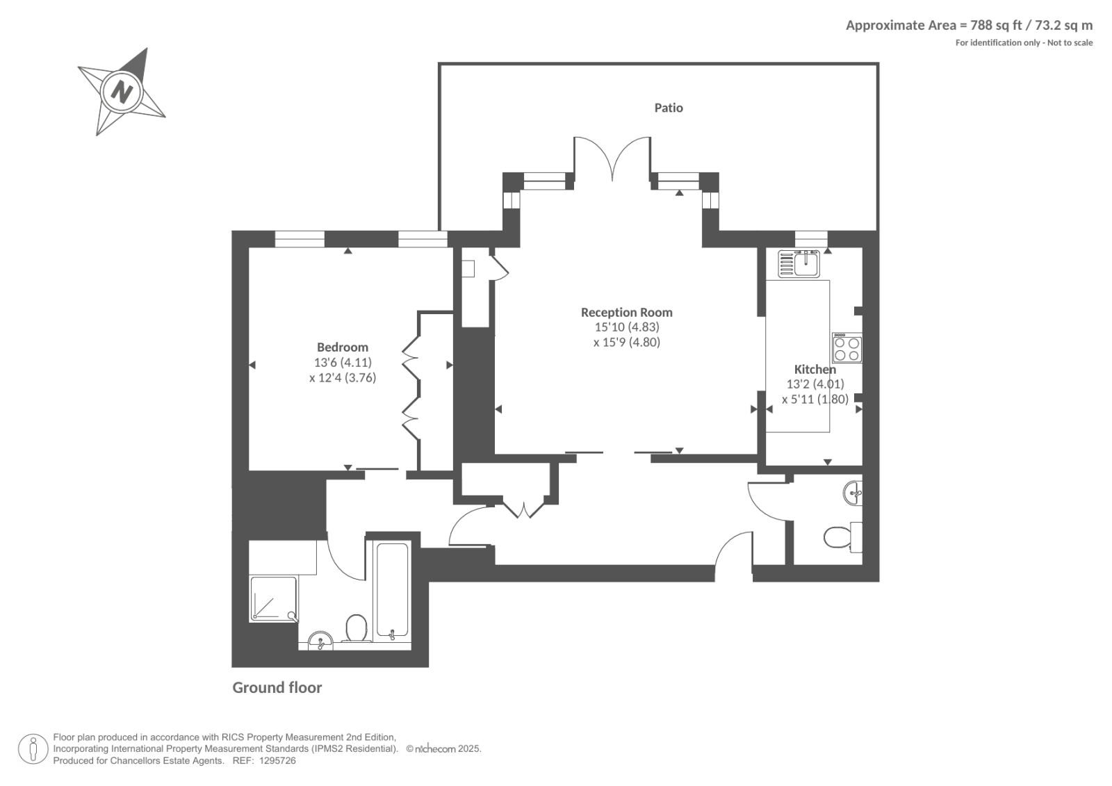 Flat 5 Latchmere House, 5, Barrons Chase, Richmond floorplan