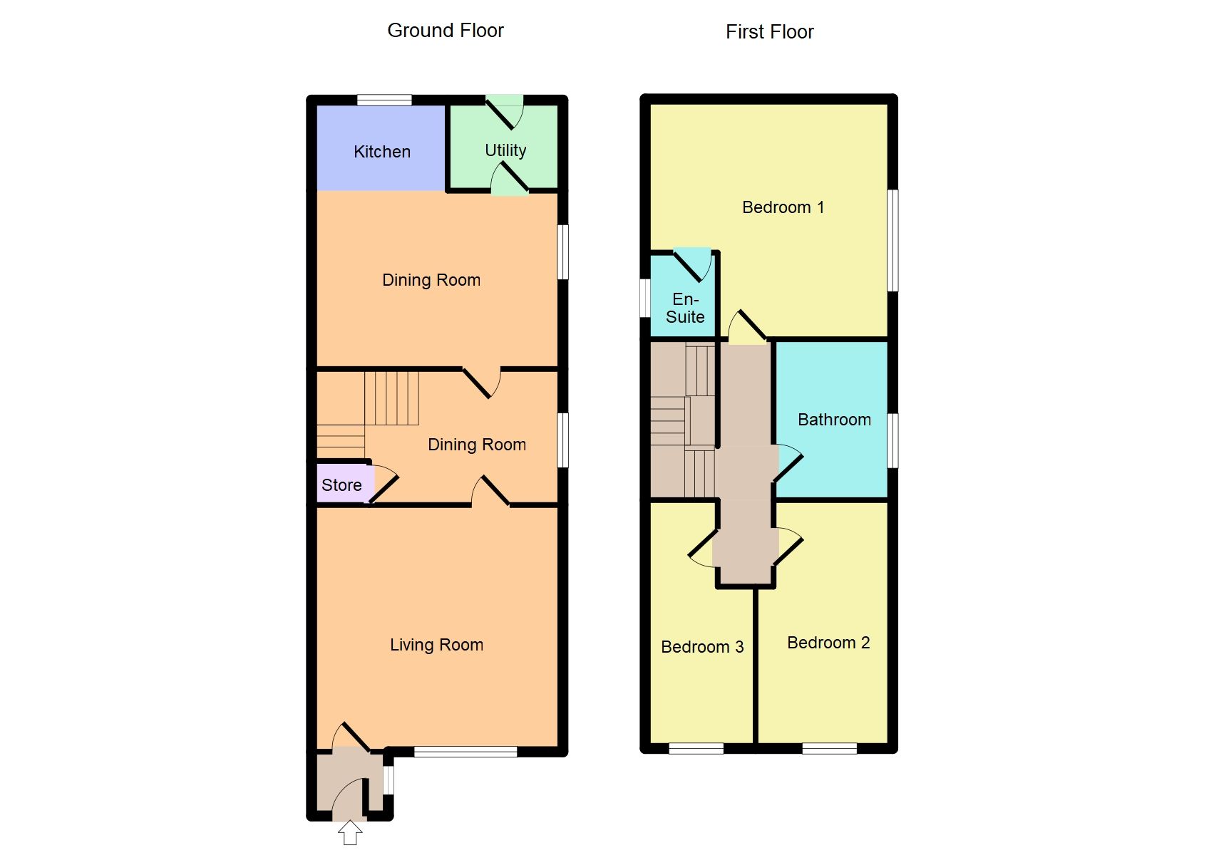 Bentley Fold Cottages,2, High Street, Bury floorplan