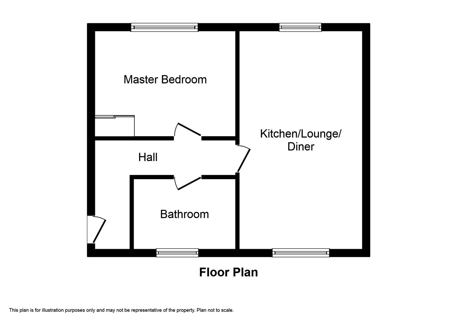 Langley Way, Hawksyard, Rugeley WS15, 1 bedroom flat for sale