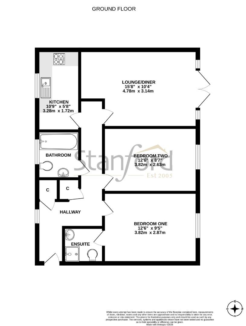 35, Benny Hill Close, Eastleigh floorplan