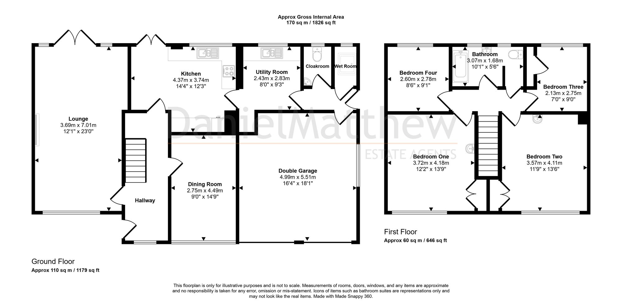 4 Parklands, Bridgend floorplan
