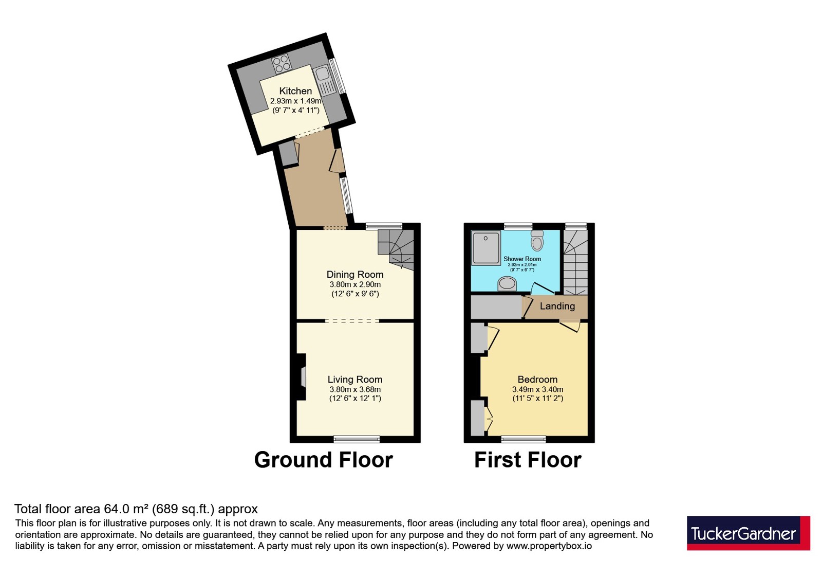 43, Woollards Lane, Cambridge floorplan