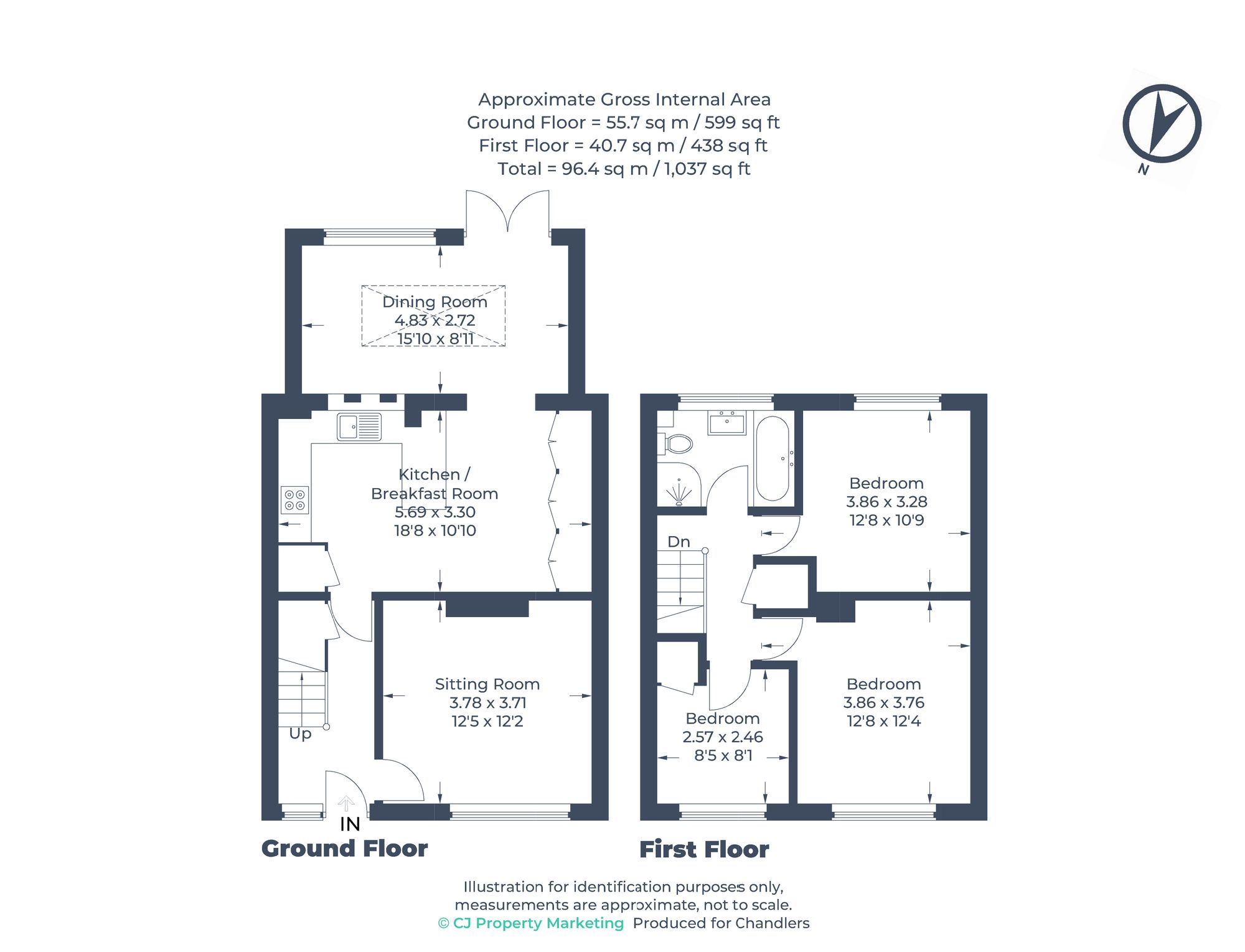 195 Collenswood Road, Stevenage floorplan