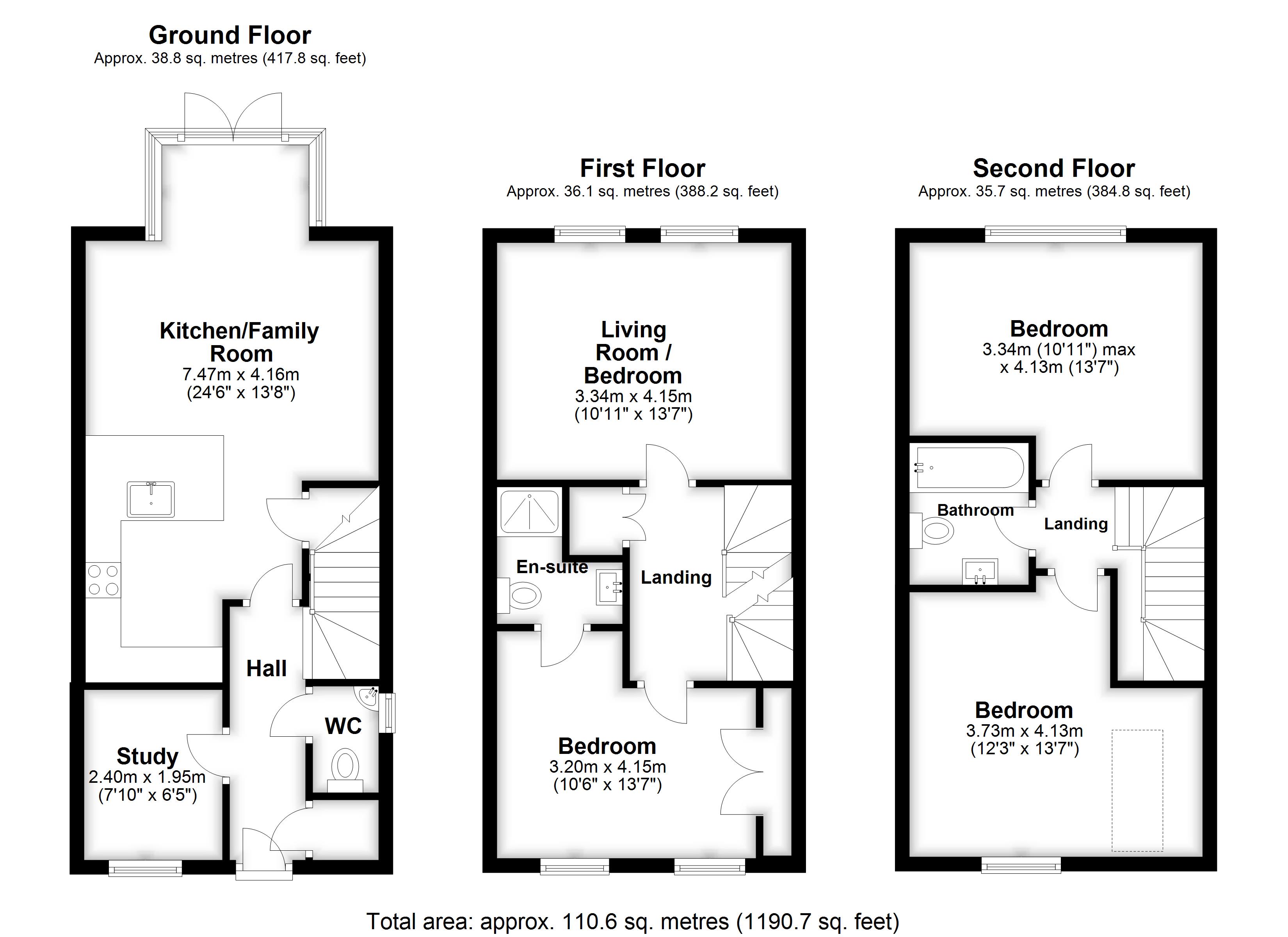 4 Bedrooms Semi-detached house for sale in Merriall Close, Castle Hill, Ebbsfleet Valley, Swanscombe DA10