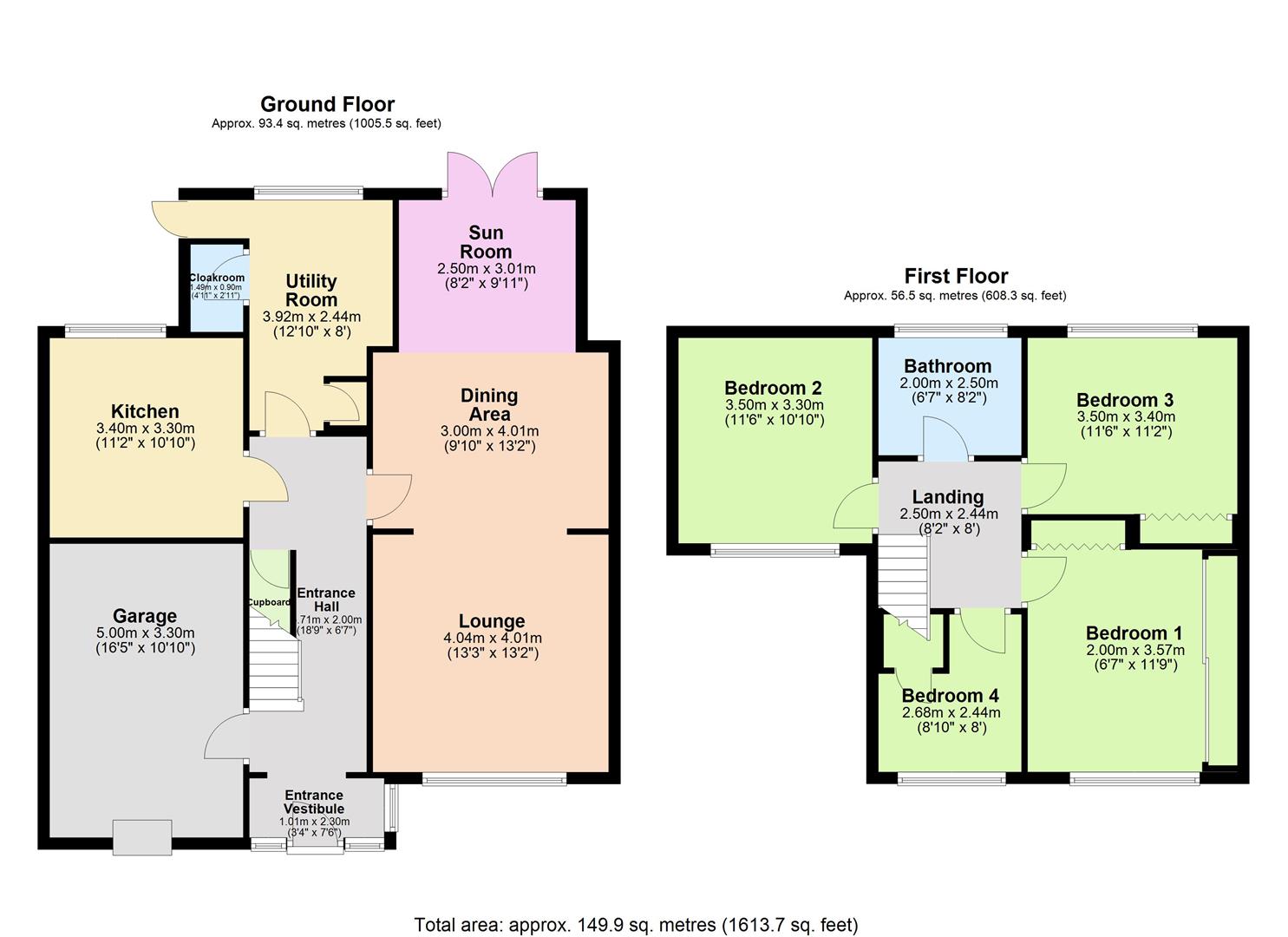 26, Loompits Way, Saffron Walden floorplan