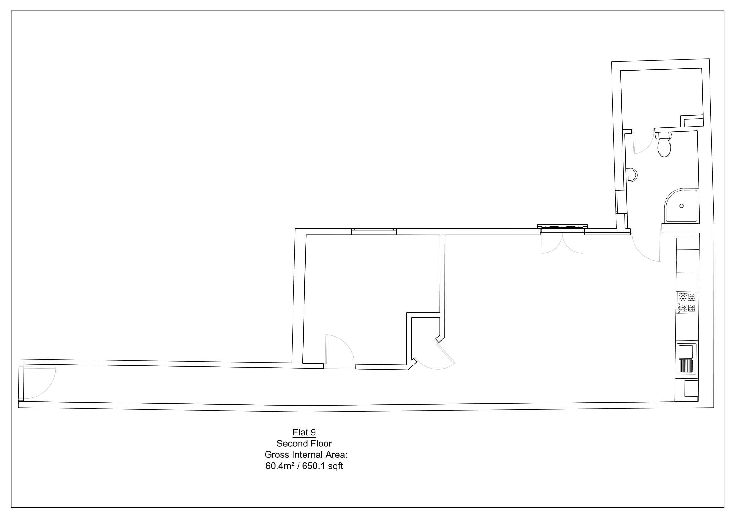 1 Bedrooms Flat to rent in Flat 9, The Loft, 3 Parsons Street OX16