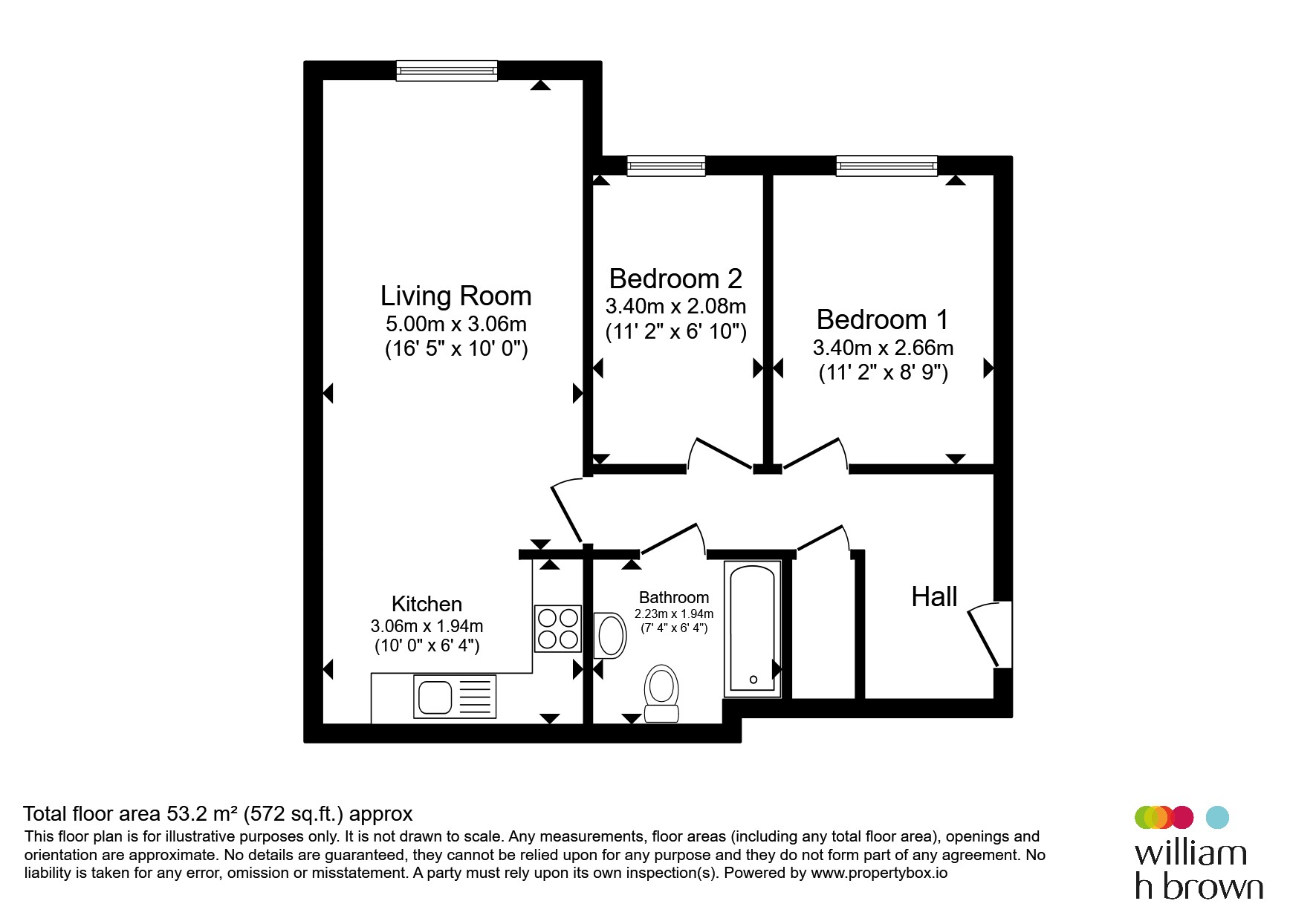 29, Prospect Court, Leeds floorplan